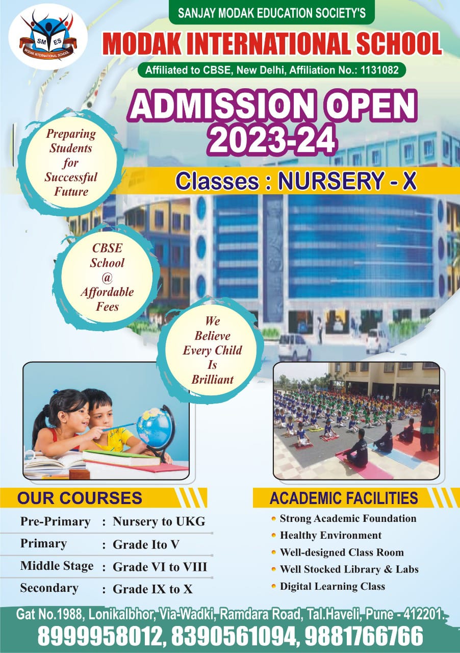 Modak International School | Best international School in Pune