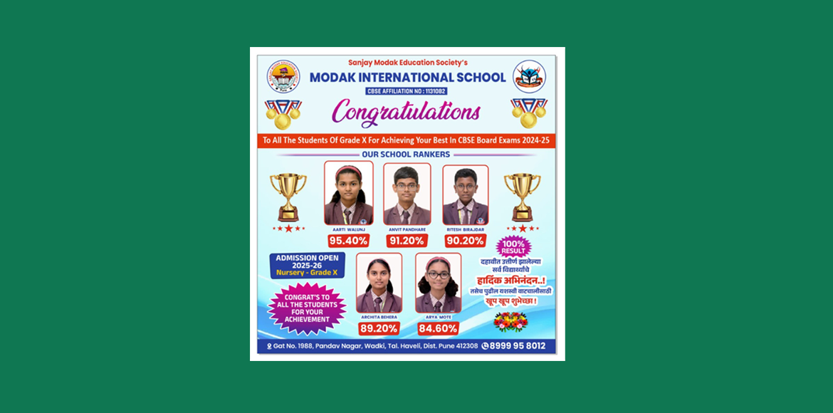 Modak International School | Best international School in Pune